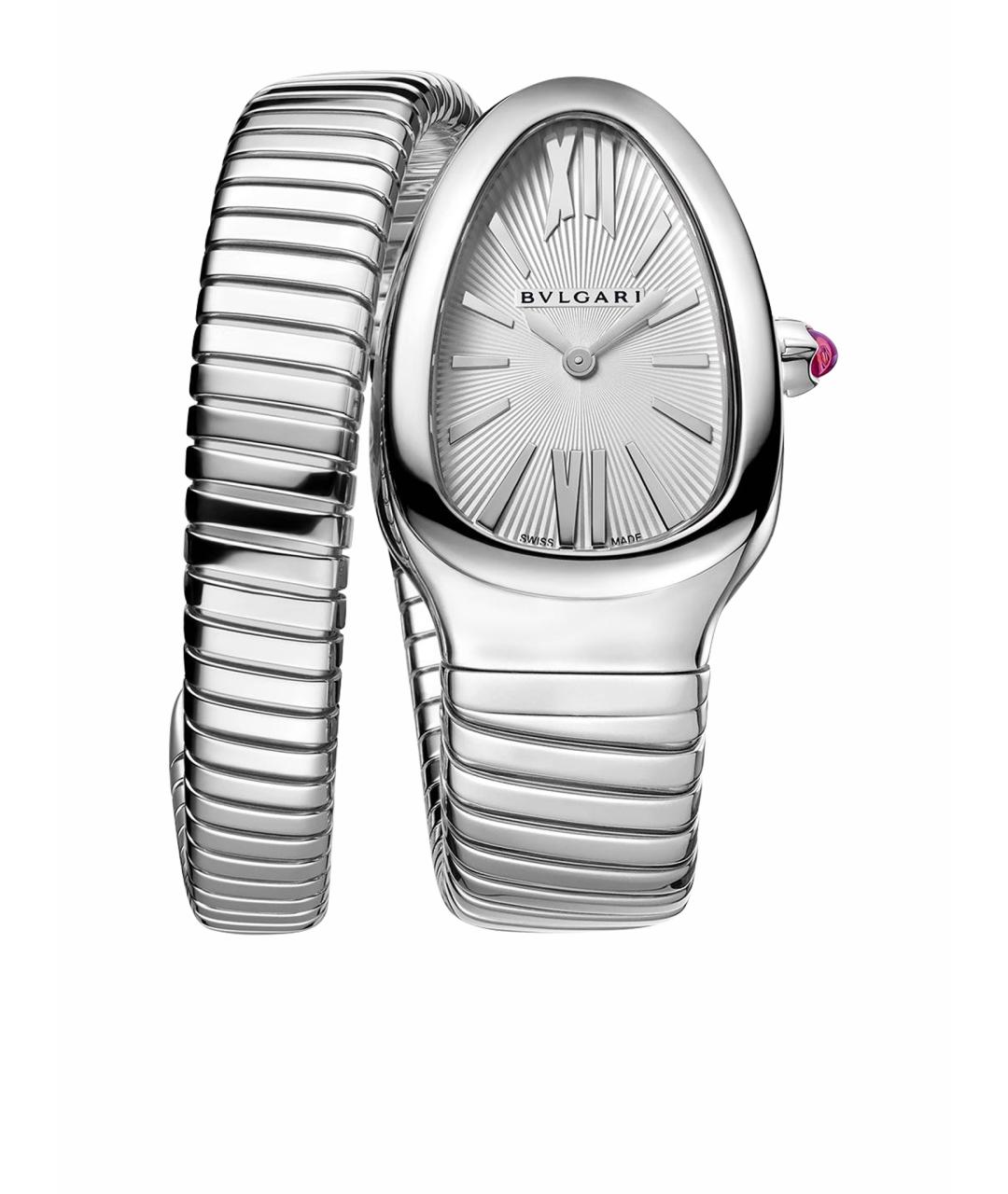 BVLGARI Серебряные металлические часы, фото 1