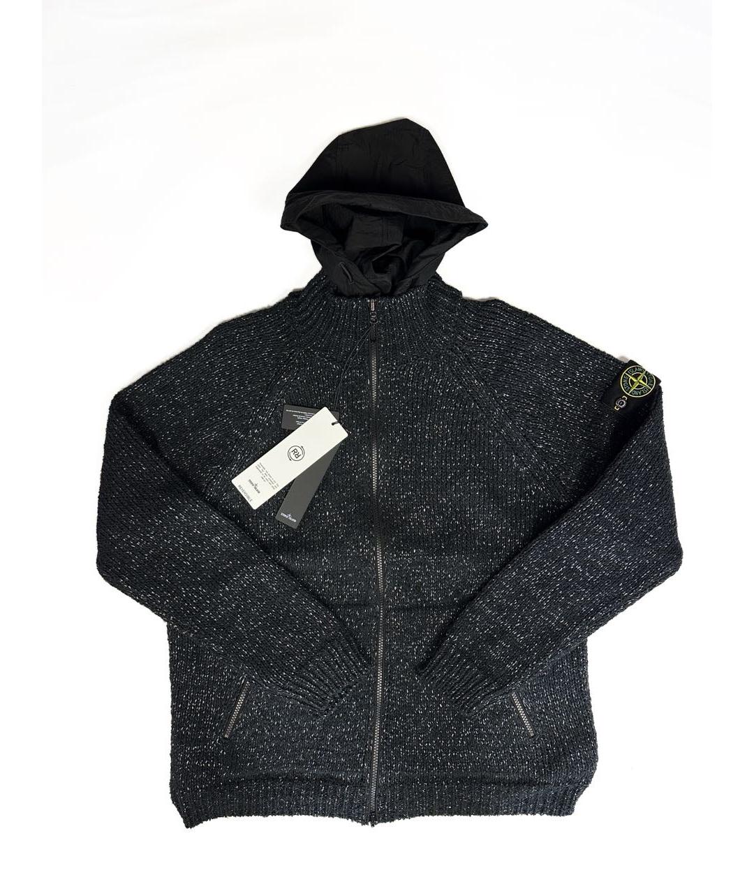 STONE ISLAND Черная куртка, фото 7