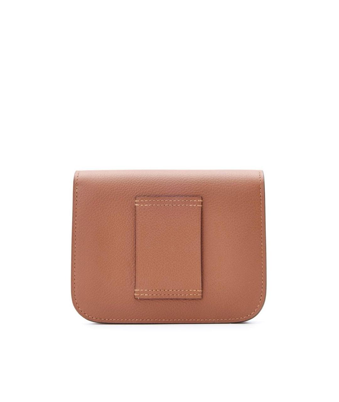 HERMES Коричневая кожаная поясная сумка, фото 2