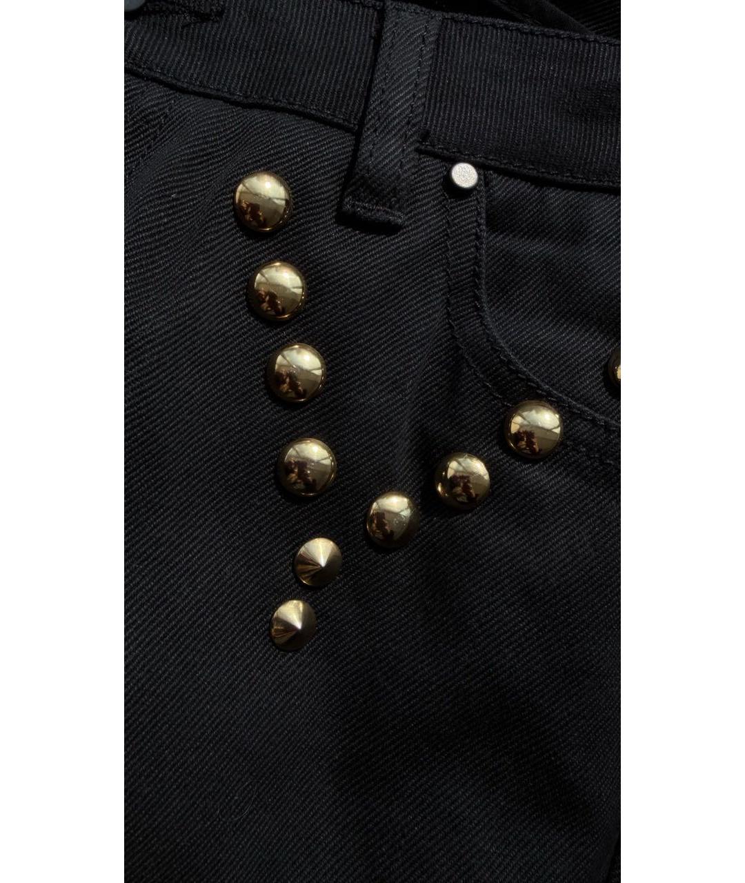 GIVENCHY Черные хлопковые прямые джинсы, фото 5