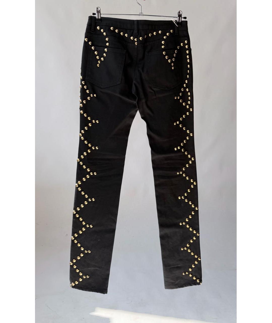 GIVENCHY Черные хлопковые прямые джинсы, фото 2