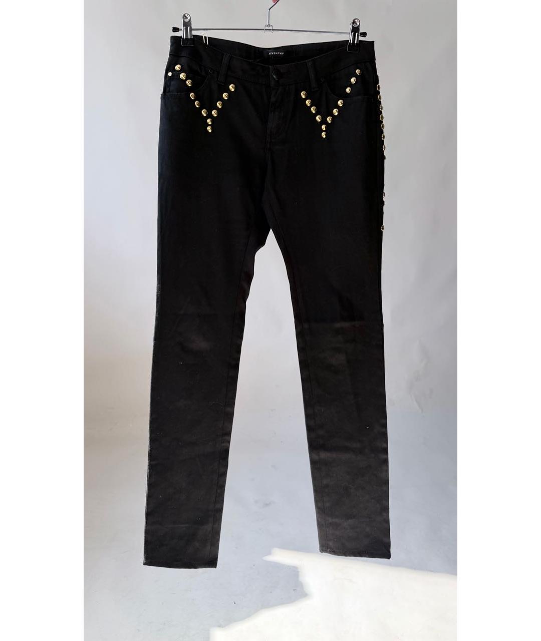GIVENCHY Черные хлопковые прямые джинсы, фото 6