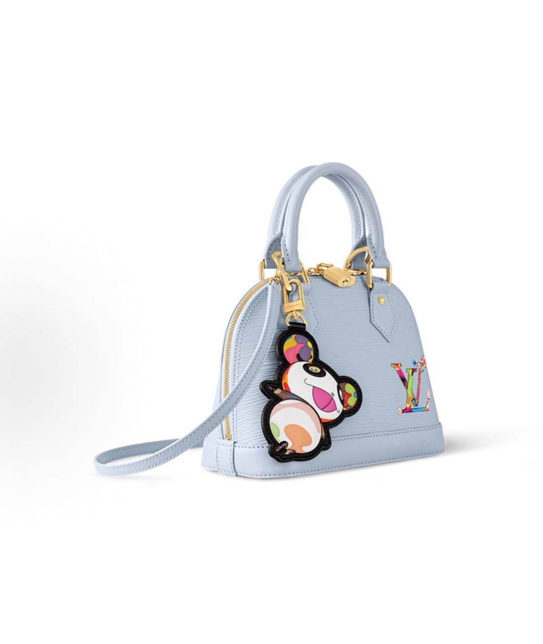 LOUIS VUITTON Голубая сумка с короткими ручками, фото 2