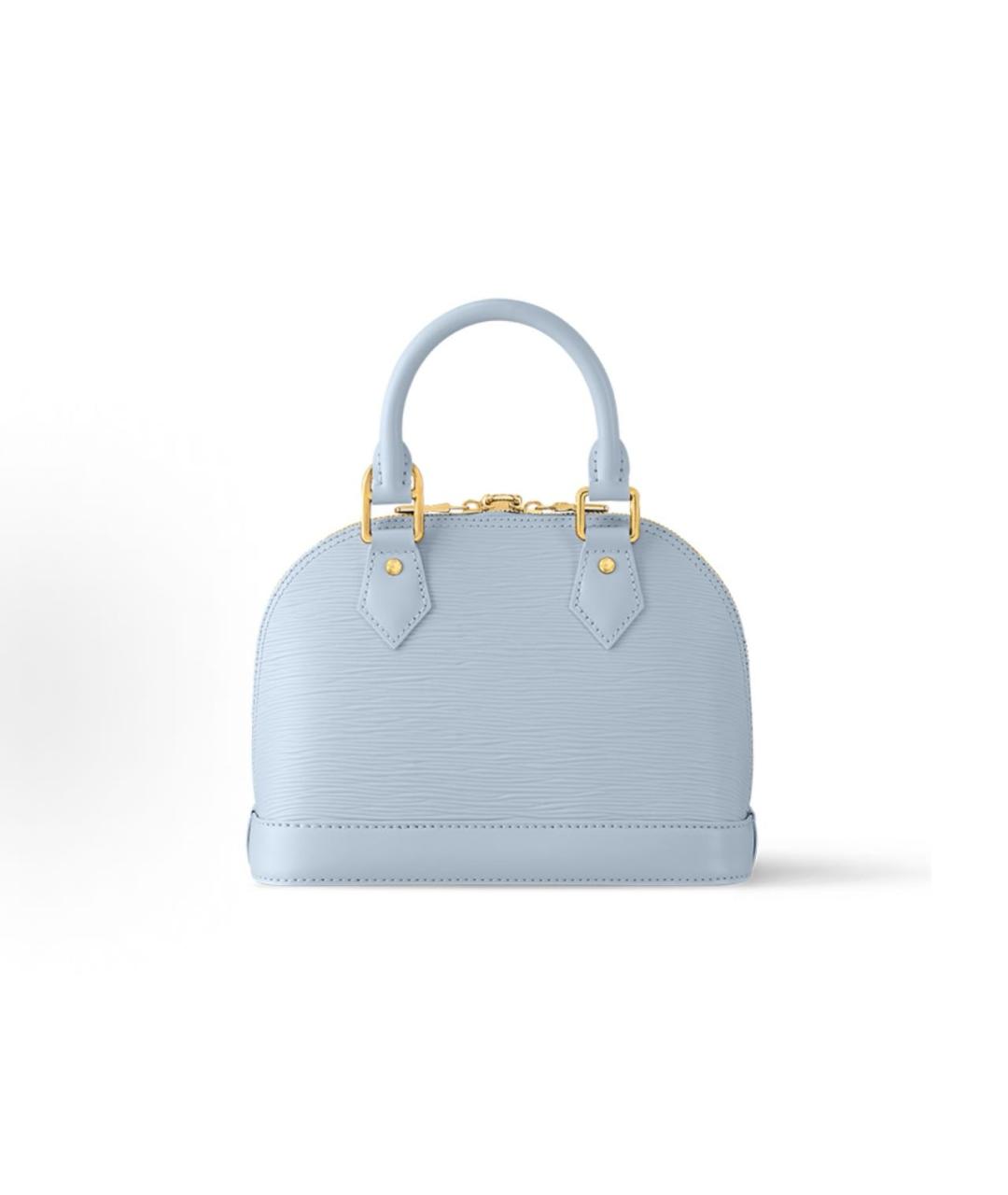 LOUIS VUITTON Голубая сумка с короткими ручками, фото 3