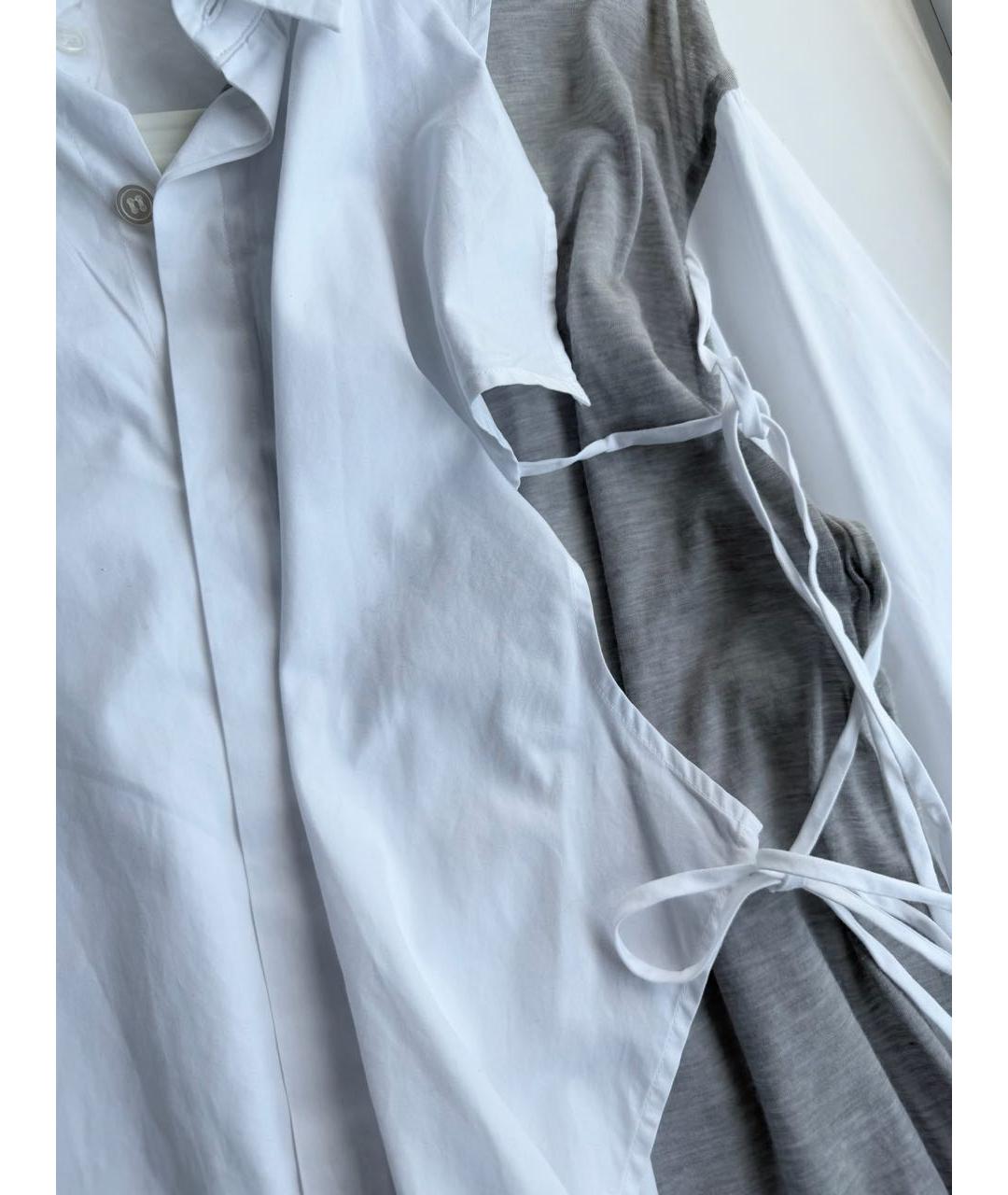 YOHJI YAMAMOTO Белая хлопковая рубашка, фото 2