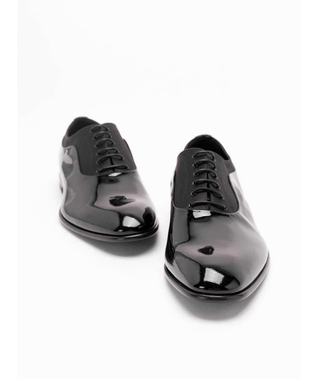 DOLCE&GABBANA Черные кожаные туфли, фото 5