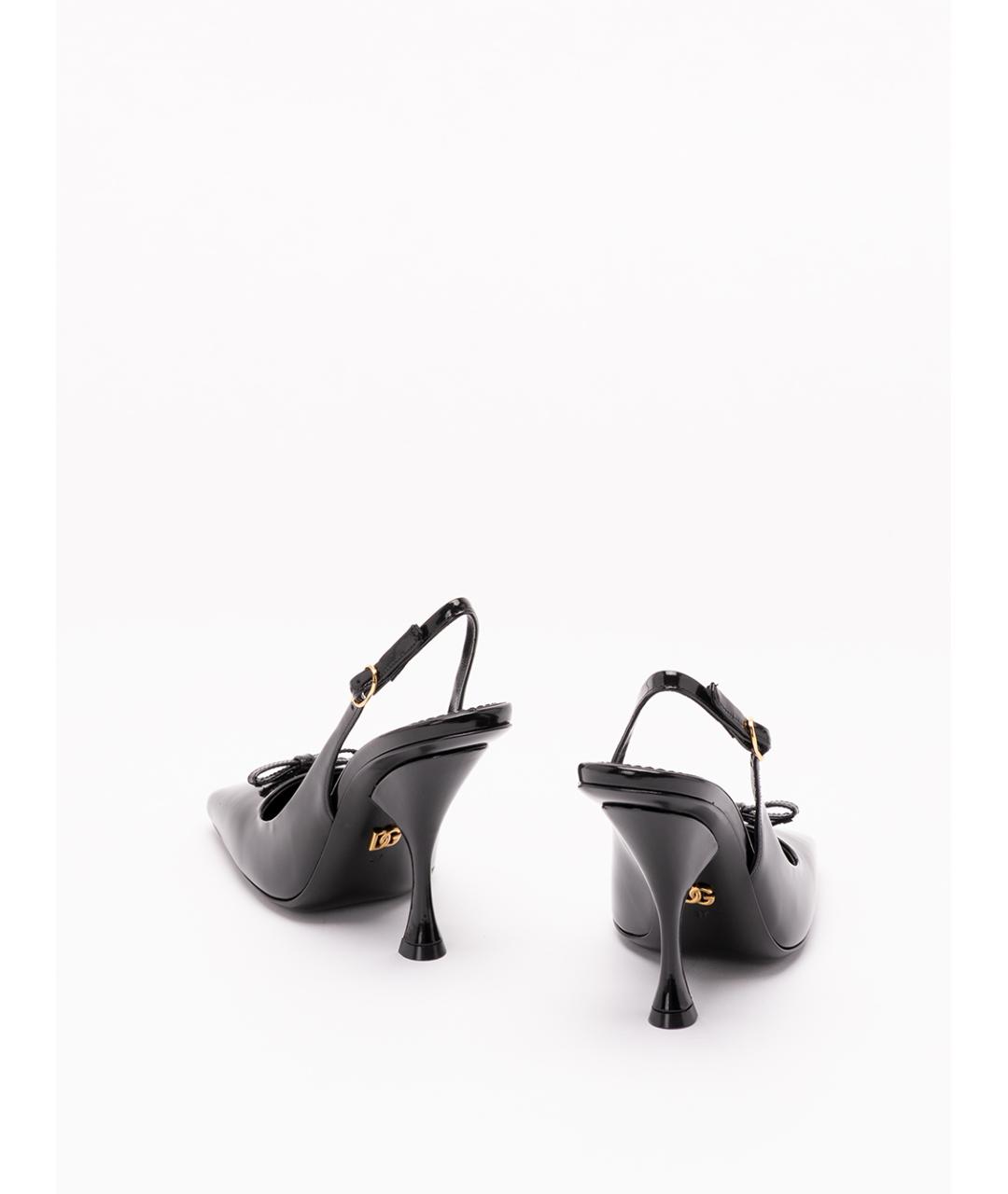DOLCE&GABBANA Черные туфли из лакированной кожи, фото 3