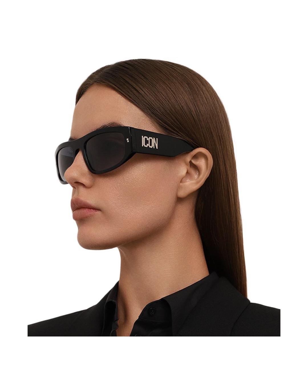 DSQUARED2 Черные солнцезащитные очки, фото 4
