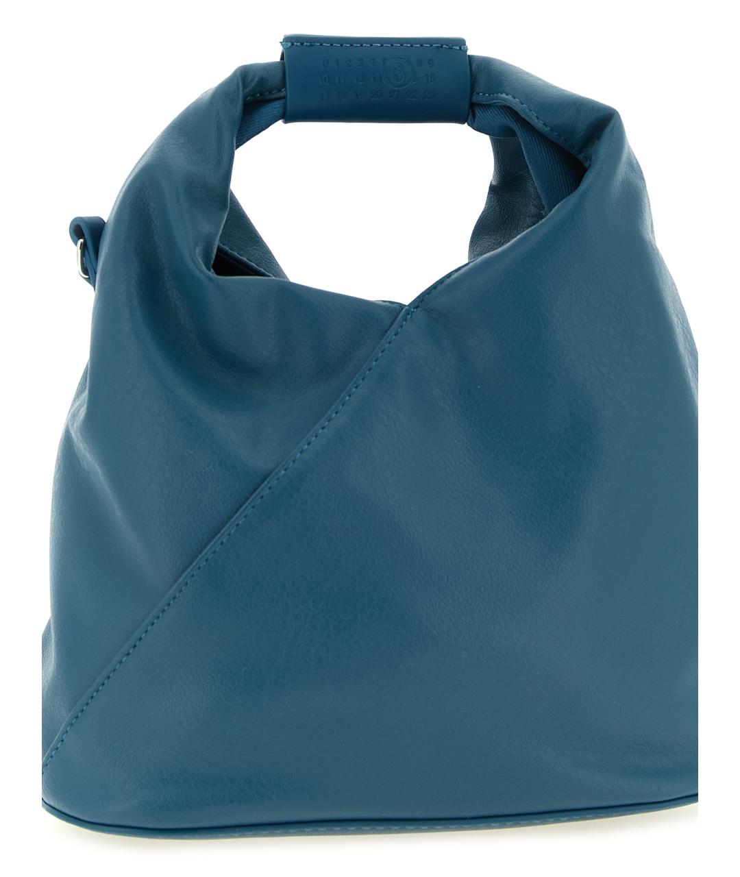 MM6 MAISON MARGIELA Бирюзовая сумка тоут из искусственной кожи, фото 3
