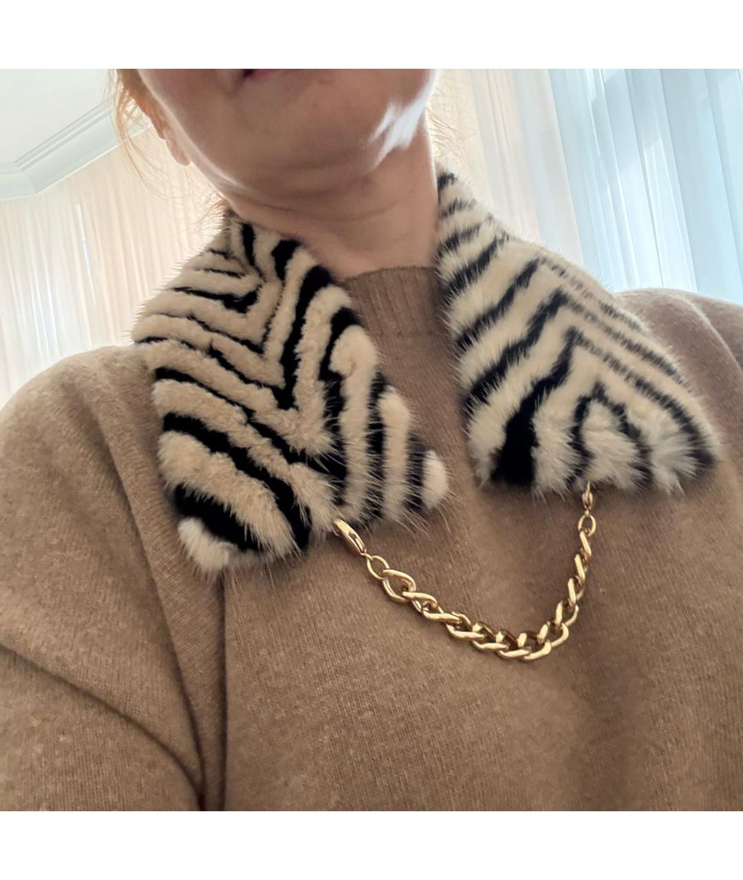 MAX MARA Бежевый воротник, фото 8