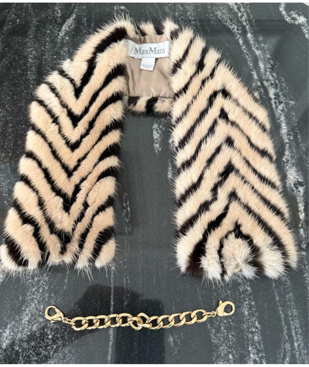 MAX MARA Бежевый воротник, фото 3