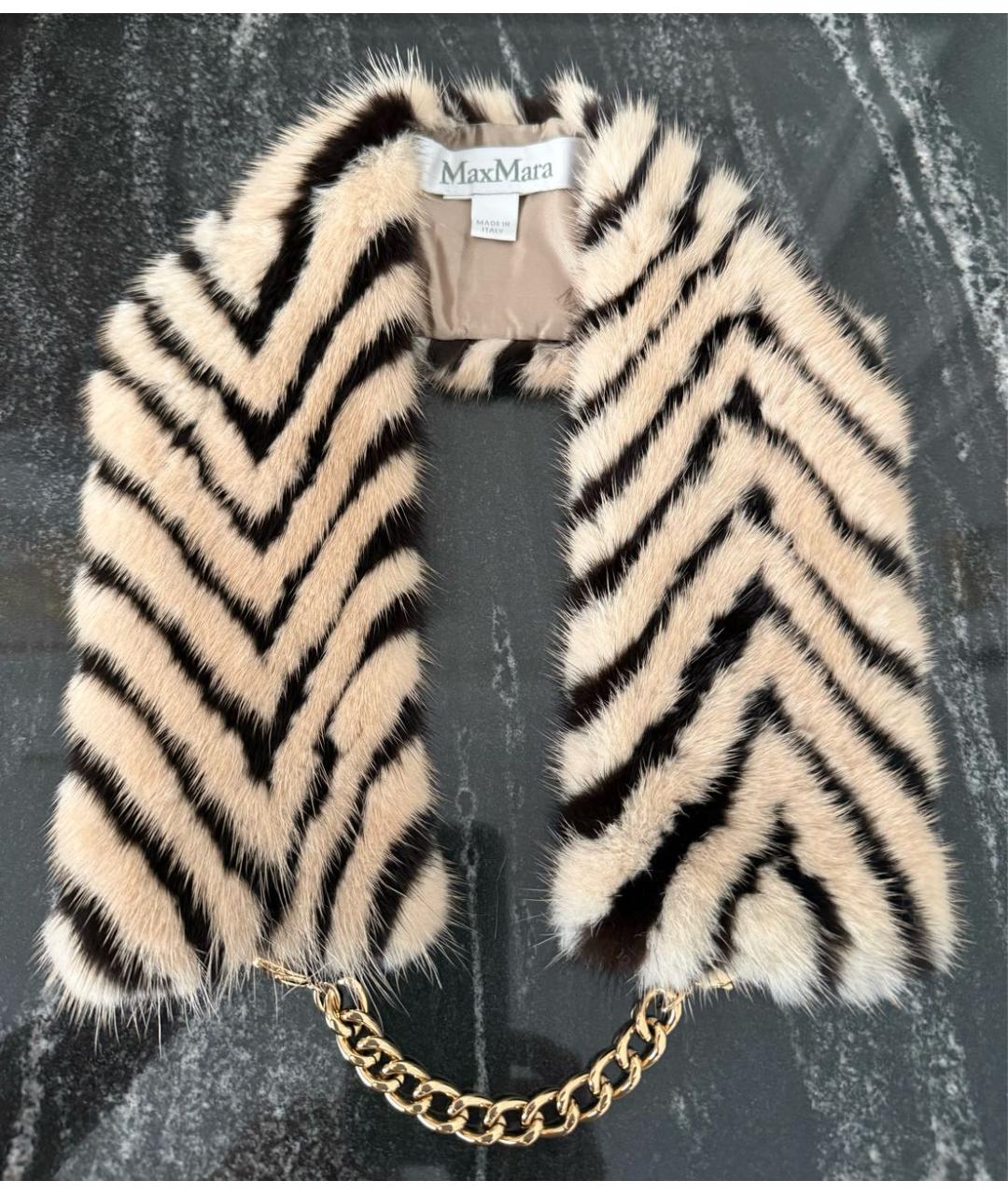 MAX MARA Бежевый воротник, фото 9