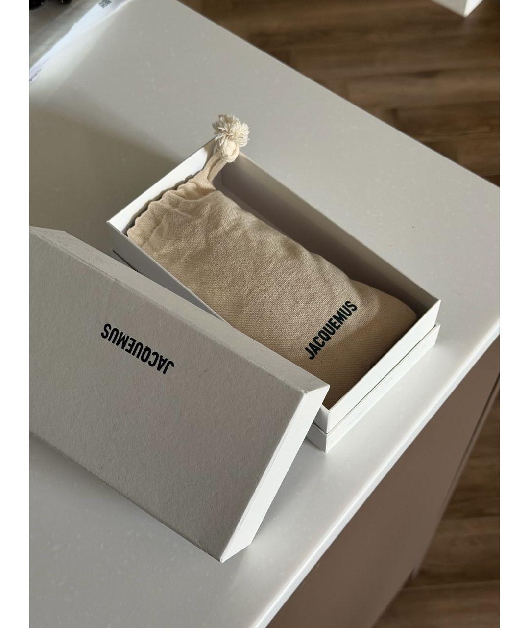 JACQUEMUS Черные пластиковые солнцезащитные очки, фото 4