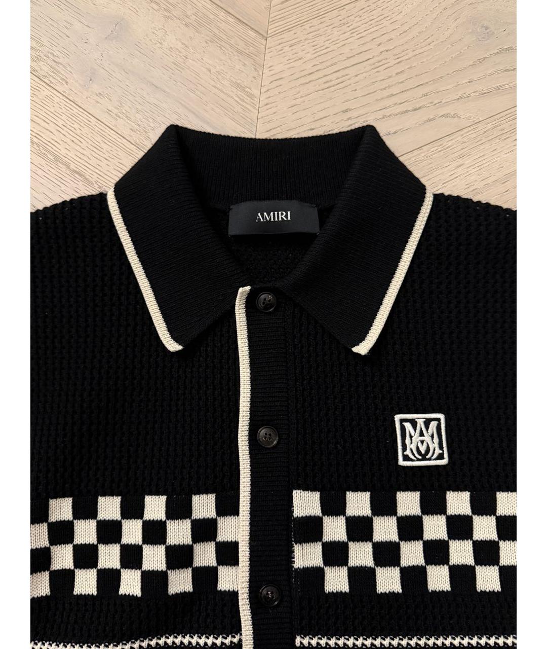 AMIRI Черная шерстяная кэжуал рубашка, фото 3