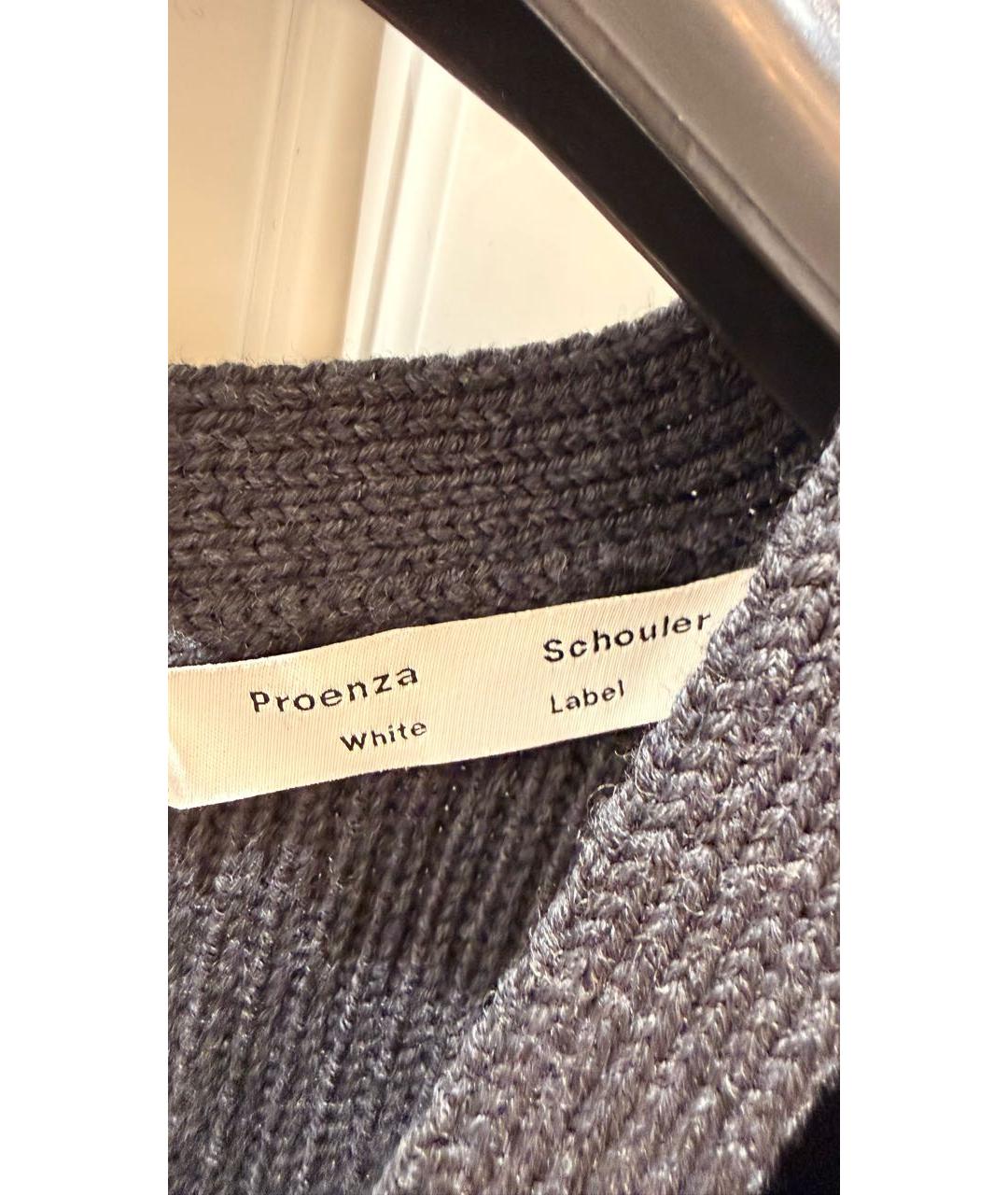 PROENZA SCHOULER Серый шерстяной кардиган, фото 4