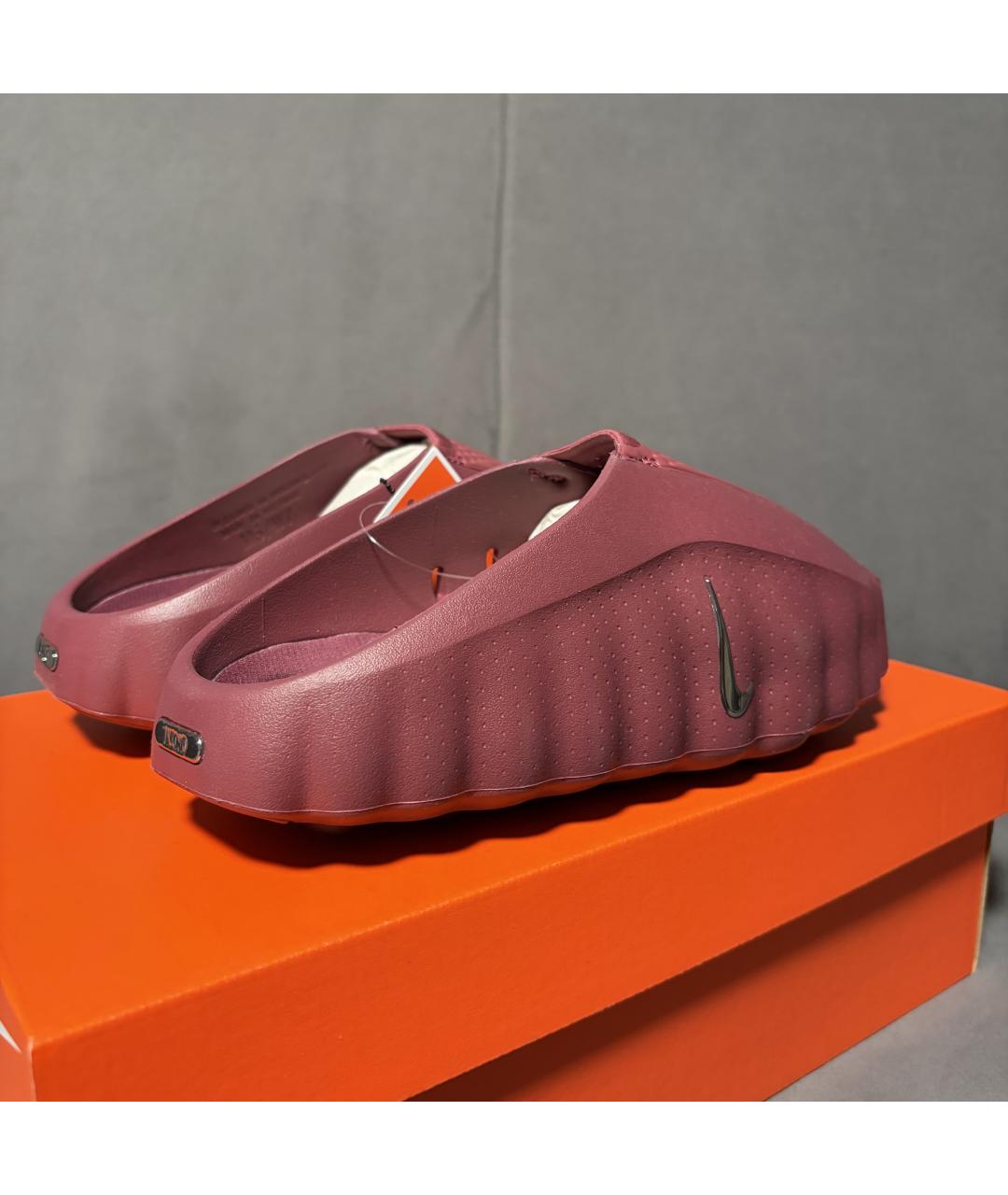 NIKE Бордовые мюли, фото 7