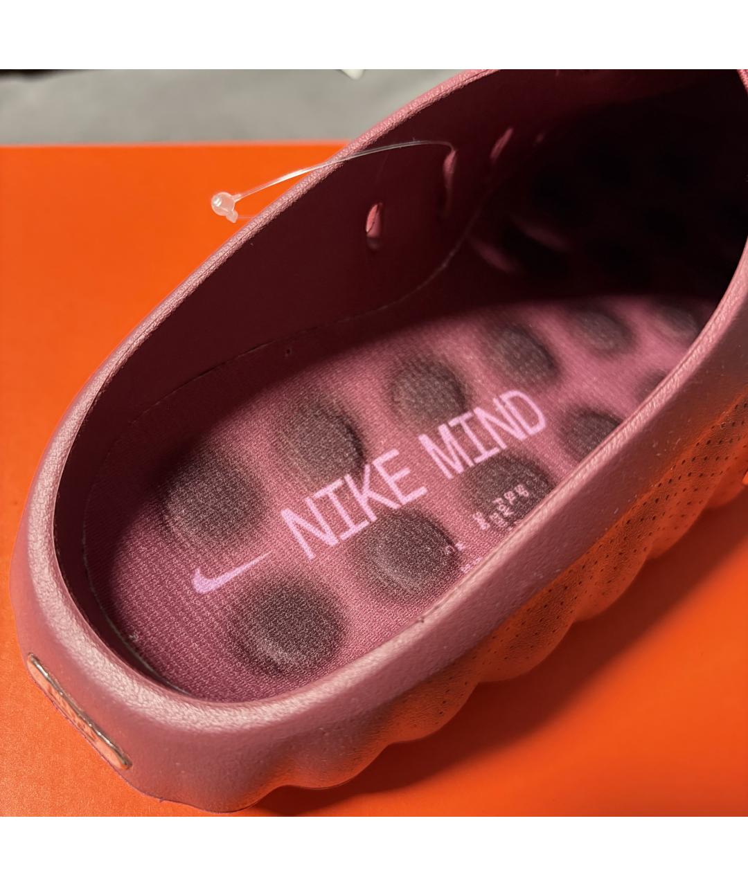 NIKE Бордовые мюли, фото 6