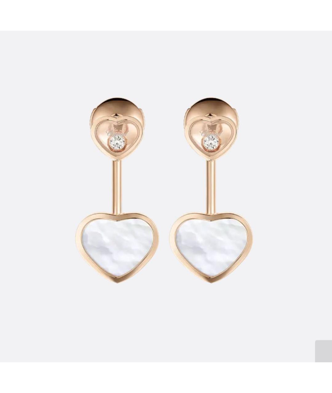 CHOPARD Золотые серьги из розового золота, фото 3