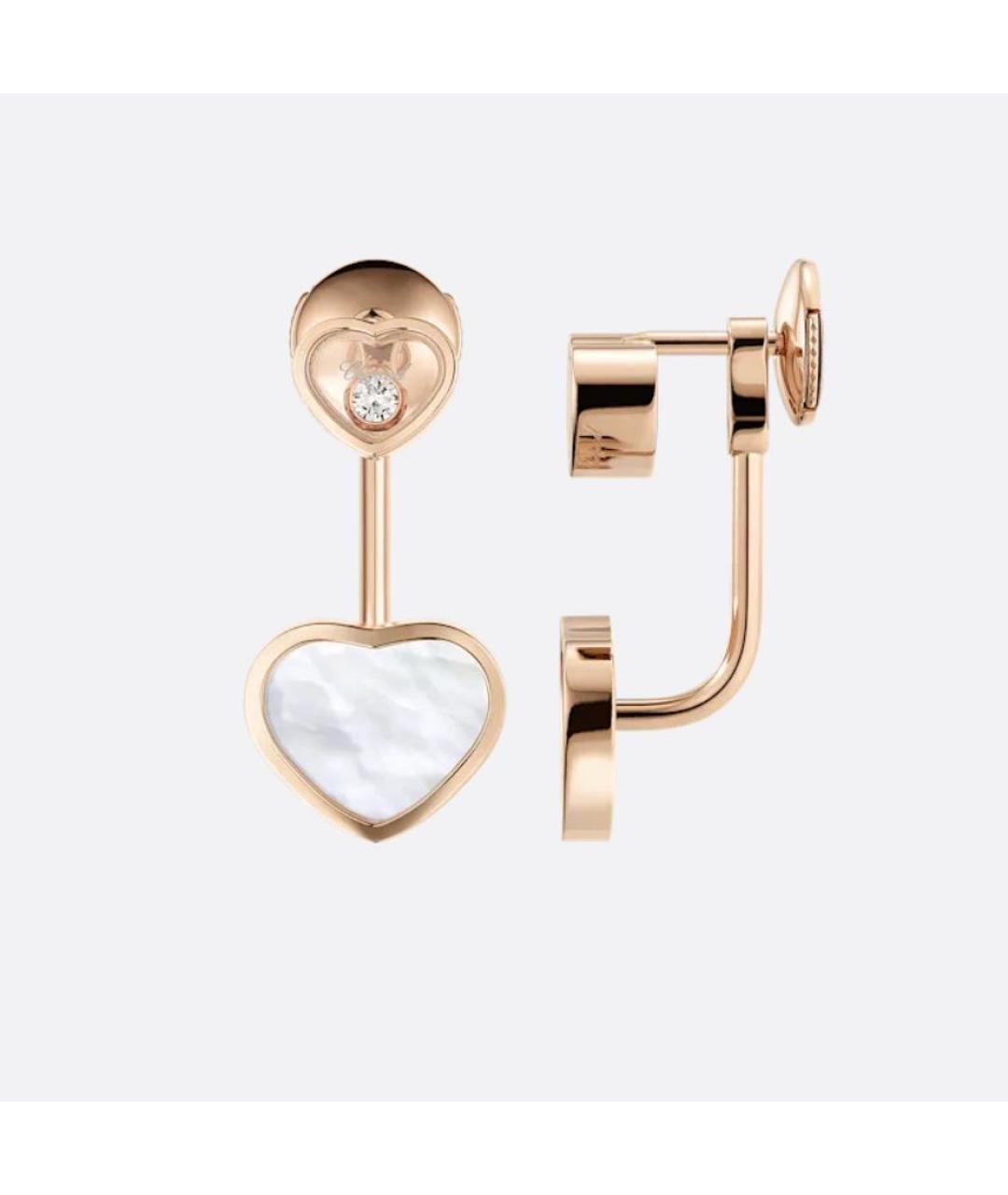 CHOPARD Золотые серьги из розового золота, фото 2
