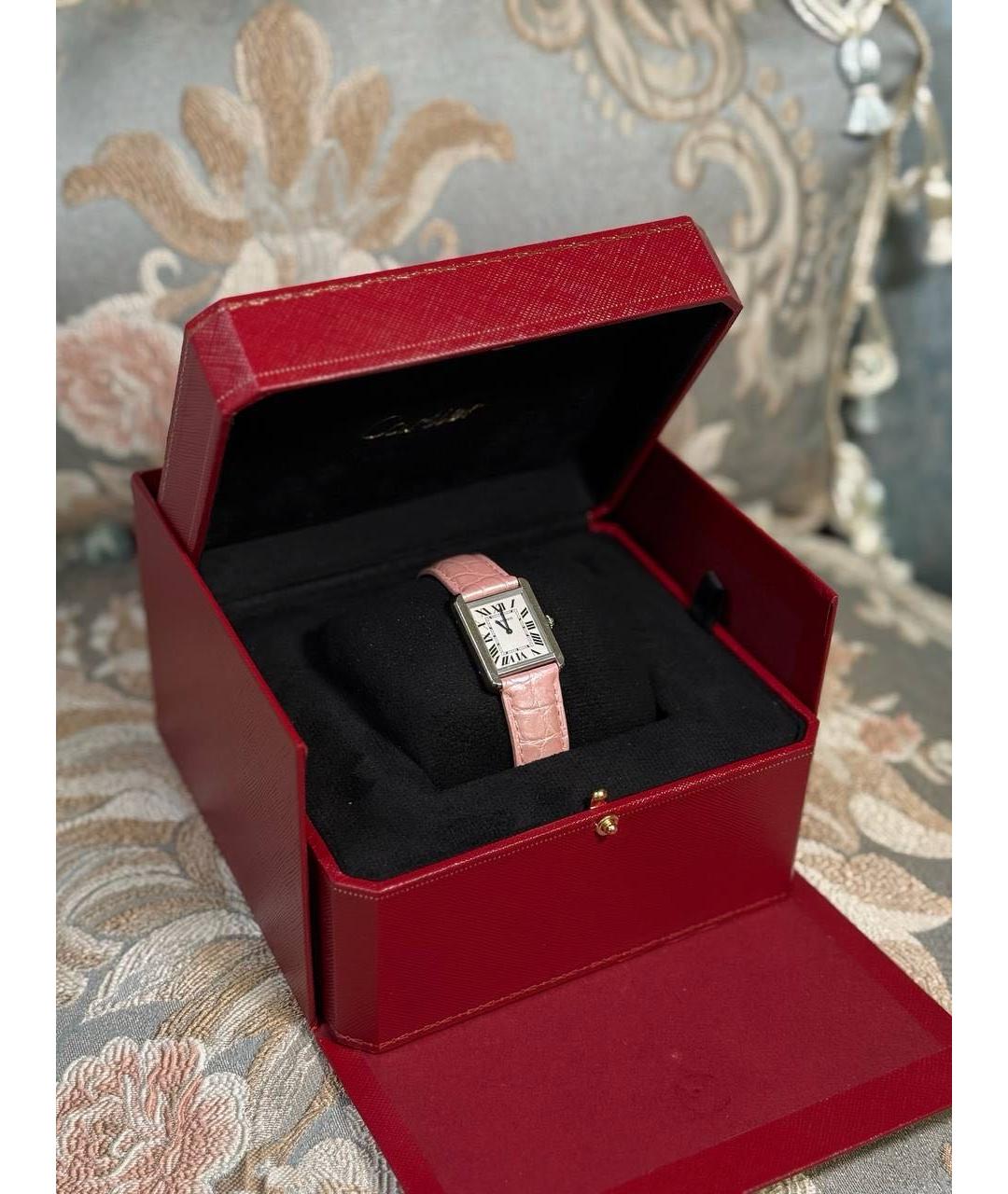 CARTIER Серебряные металлические часы, фото 3