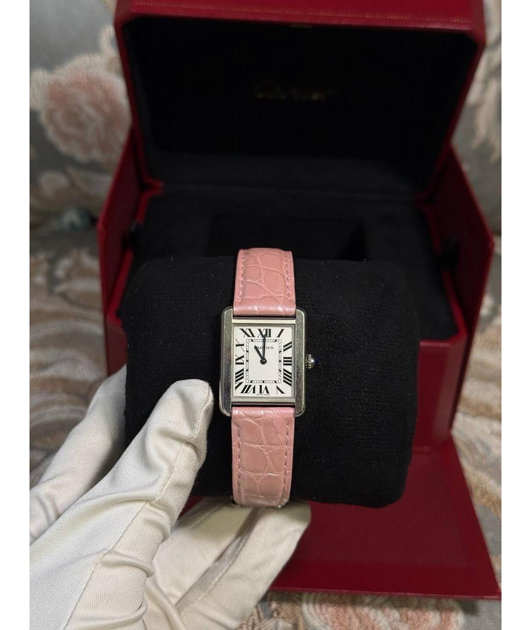 CARTIER Серебряные металлические часы, фото 5