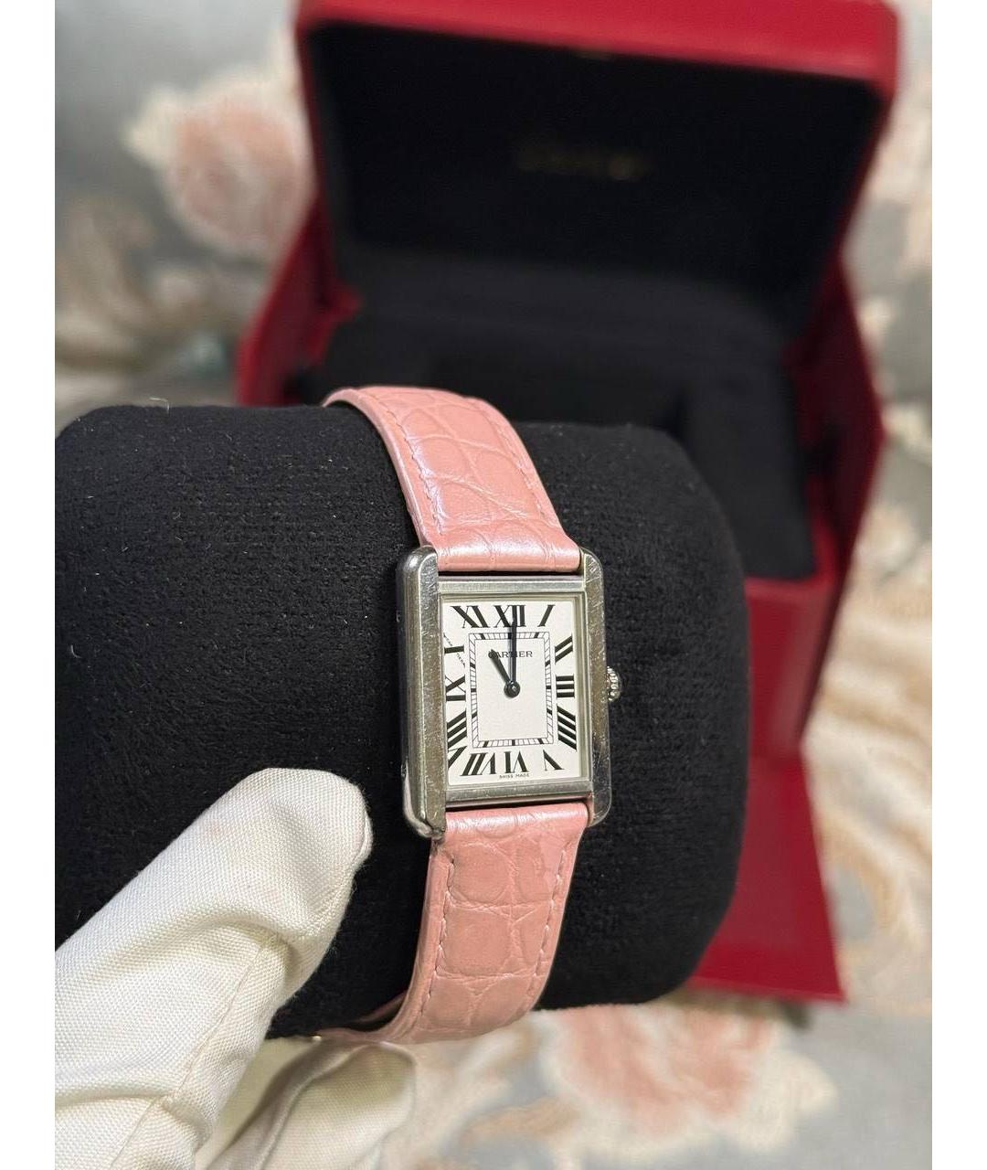 CARTIER Серебряные металлические часы, фото 6