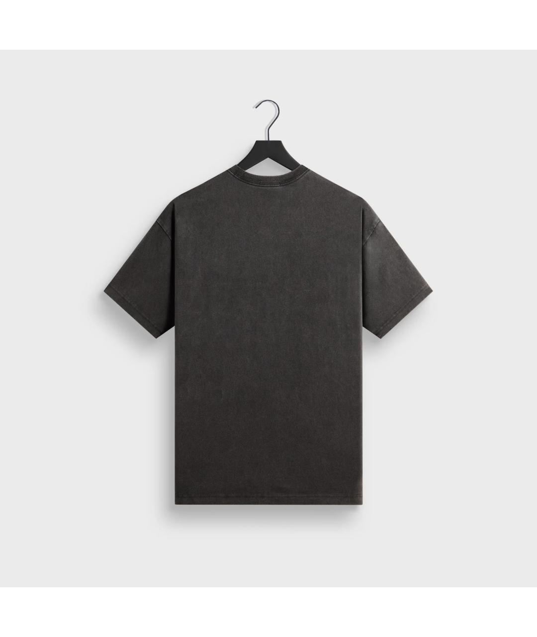 KITH Черная хлопковая футболка, фото 2