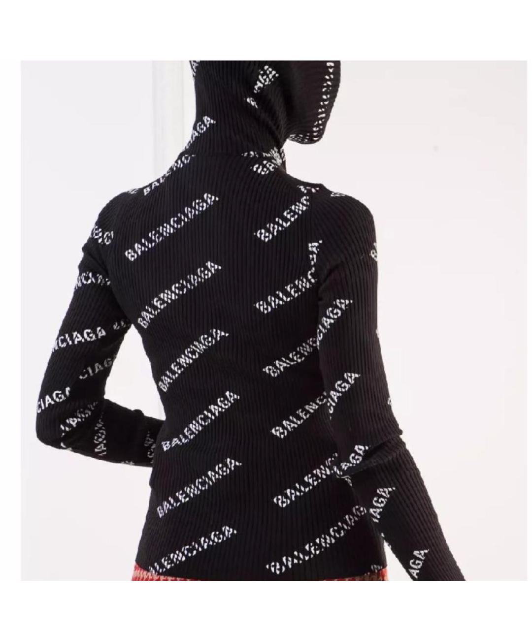 BALENCIAGA Темно-синяя водолазка, фото 2