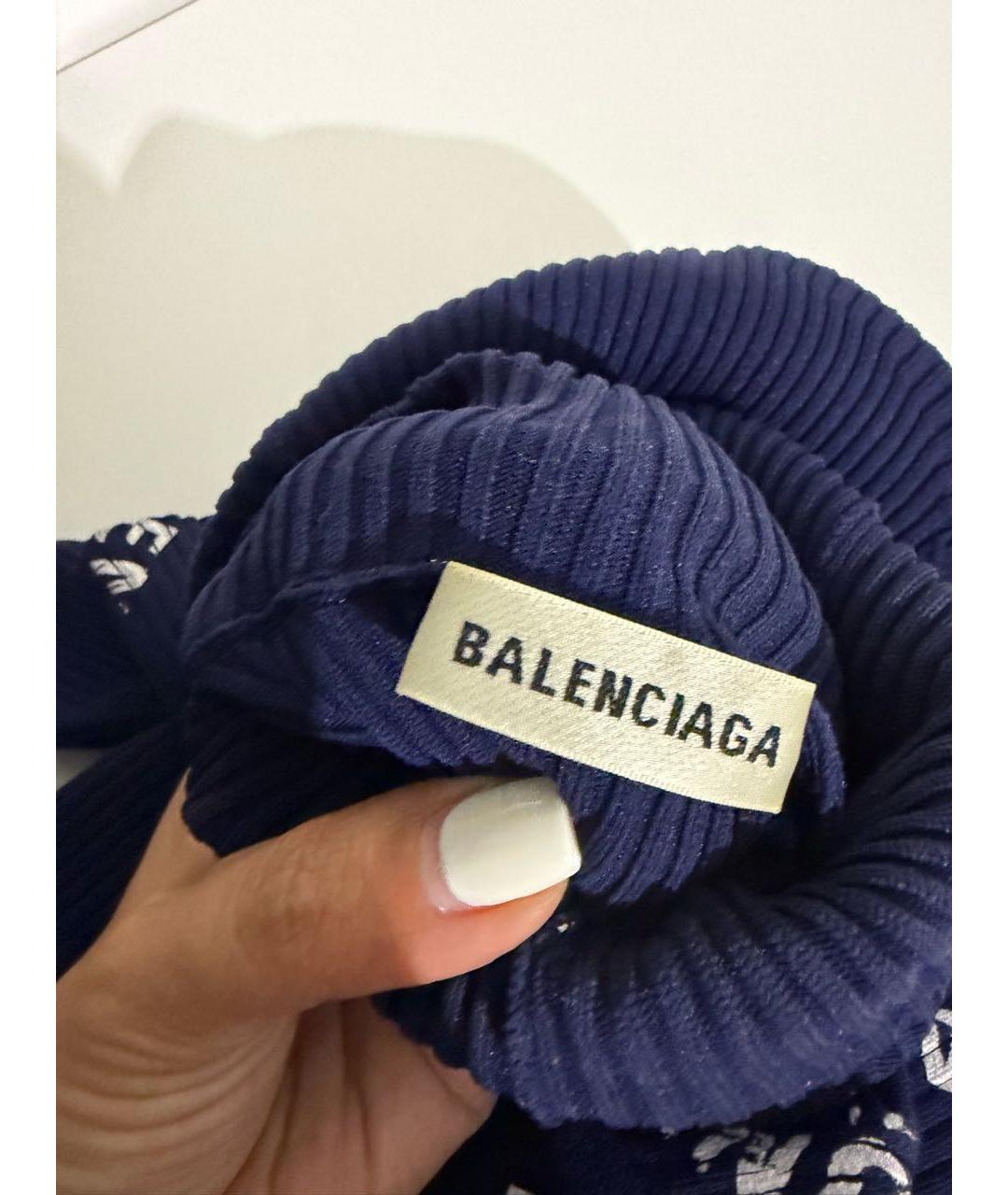 BALENCIAGA Темно-синяя водолазка, фото 3