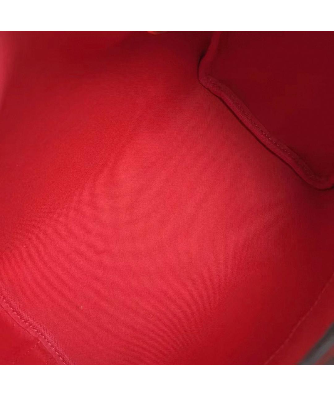 LOUIS VUITTON Коричневая сумка с короткими ручками из канвы, фото 7