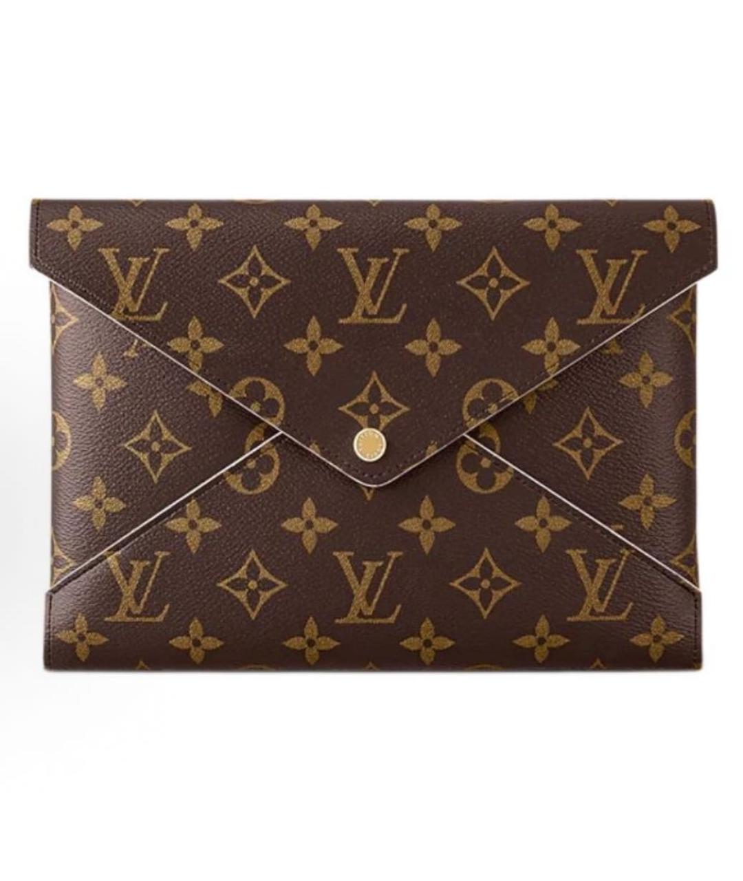 LOUIS VUITTON Коричневая сумка через плечо из канвы, фото 5