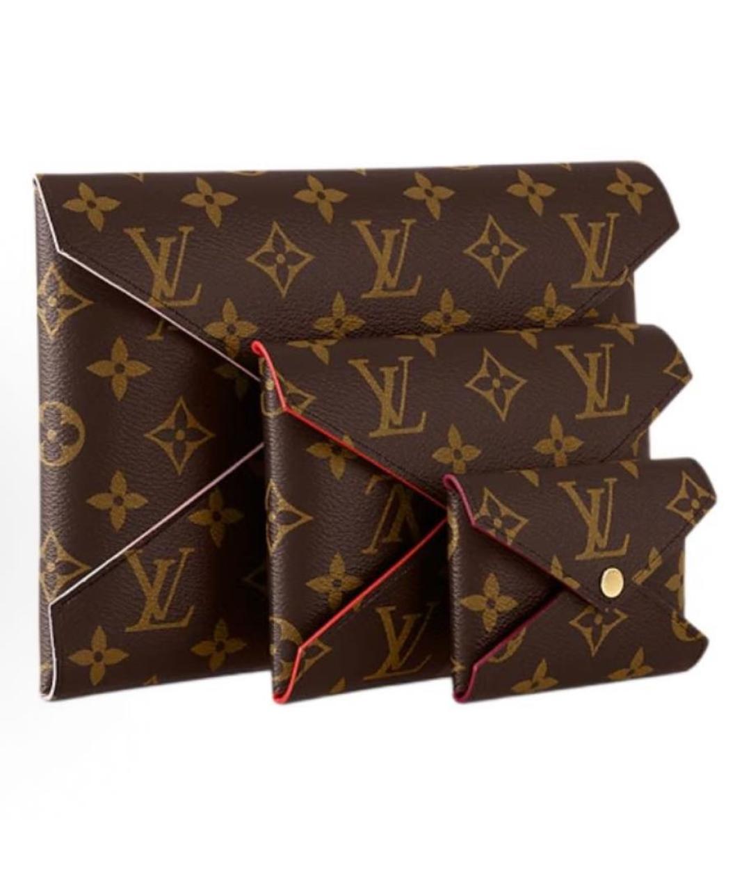 LOUIS VUITTON Коричневая сумка через плечо из канвы, фото 2
