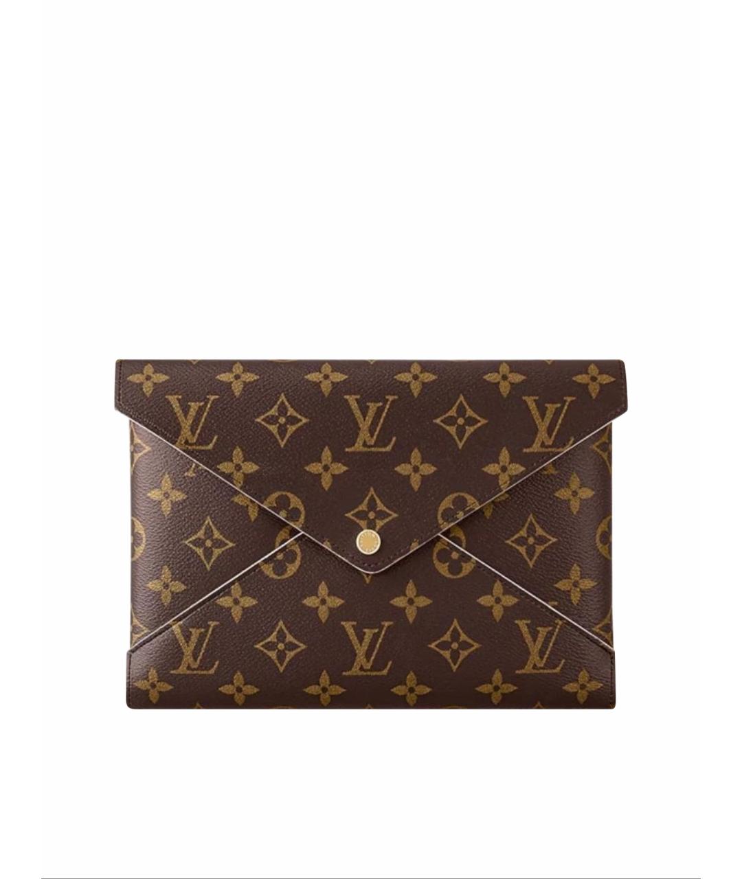 LOUIS VUITTON Коричневая сумка через плечо из канвы, фото 1