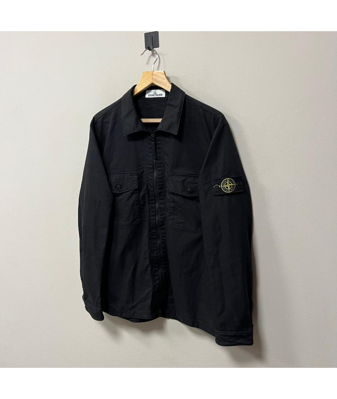 STONE ISLAND Черная куртка, фото 2