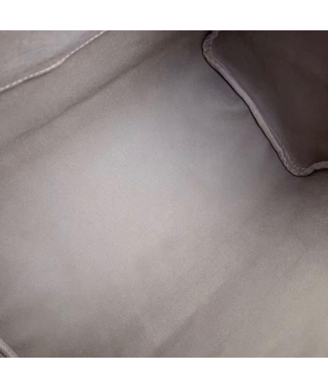 LOUIS VUITTON Коричневая сумка с короткими ручками из канвы, фото 8
