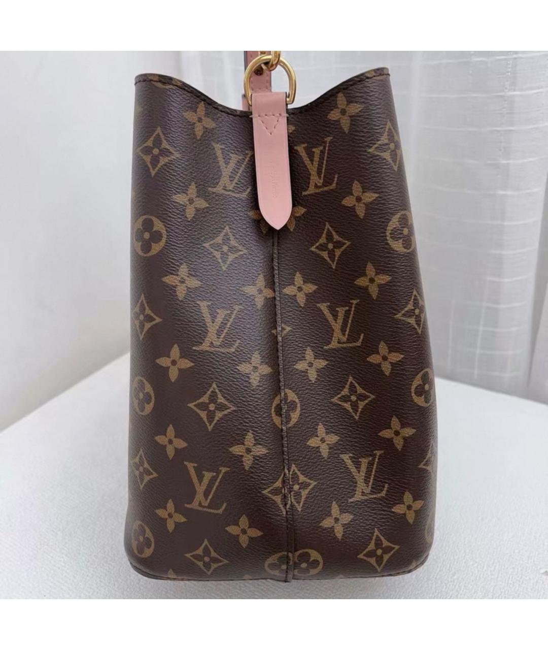 LOUIS VUITTON Коричневая сумка через плечо из канвы, фото 3