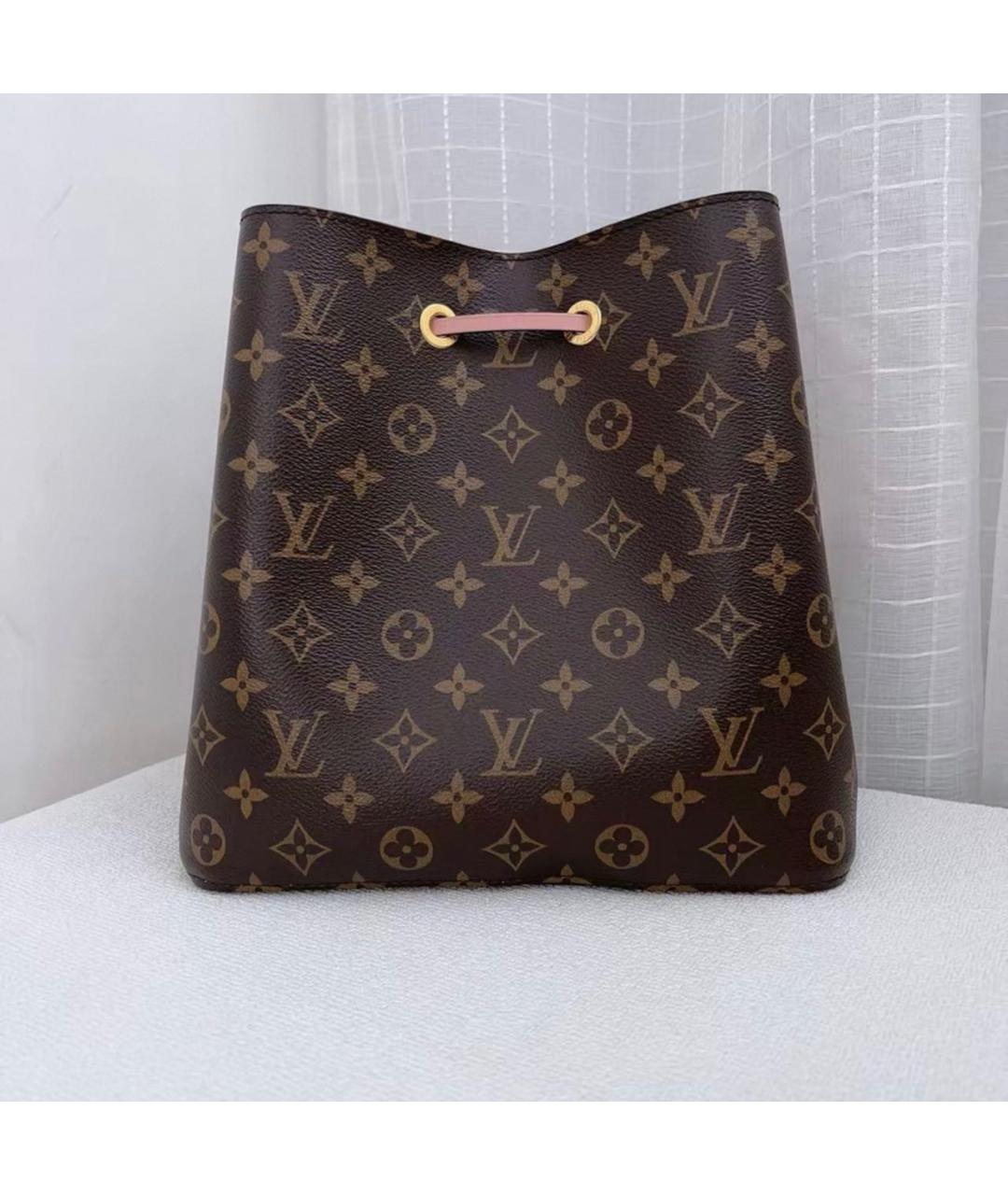 LOUIS VUITTON Коричневая сумка через плечо из канвы, фото 2
