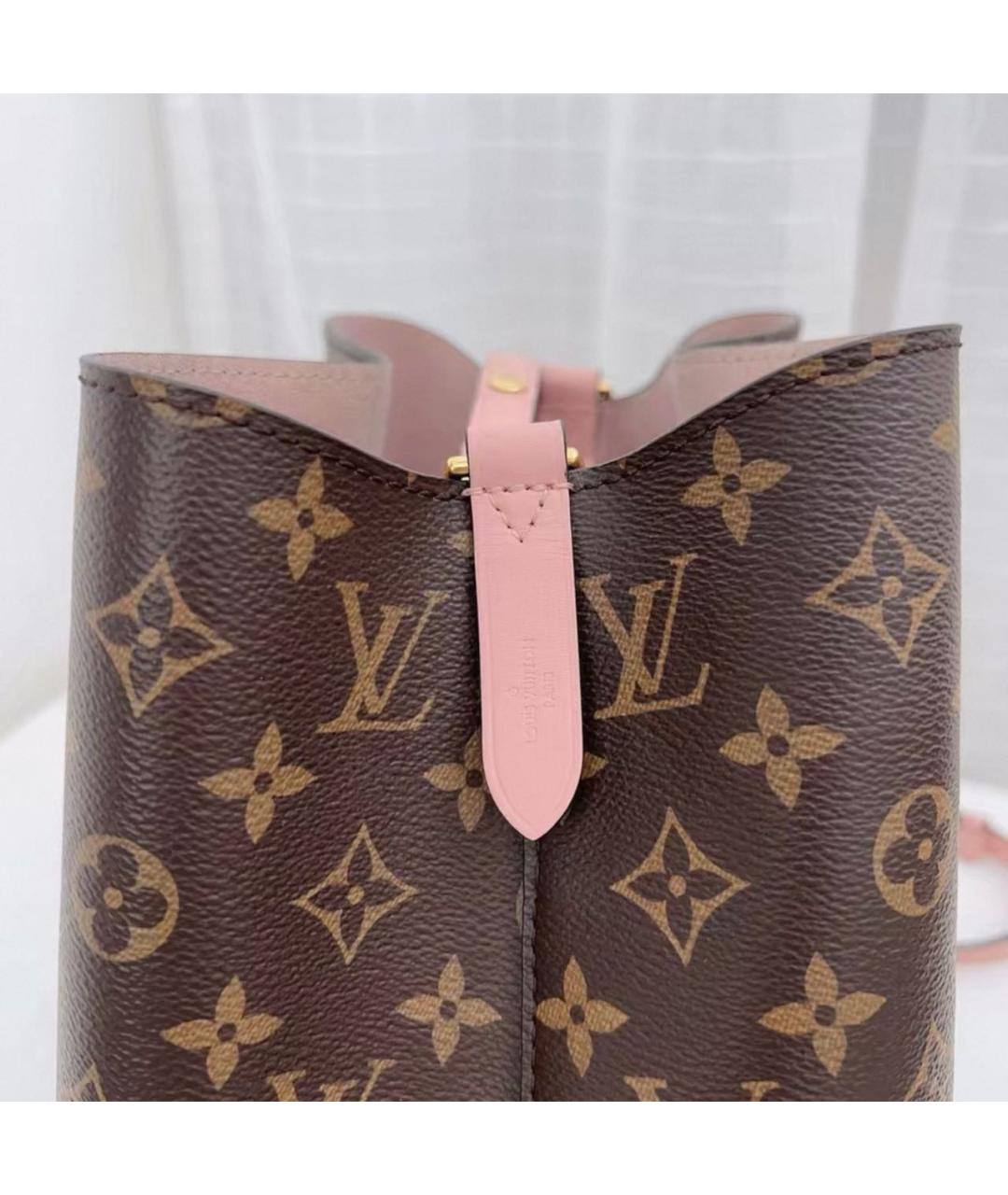 LOUIS VUITTON Коричневая сумка через плечо из канвы, фото 6