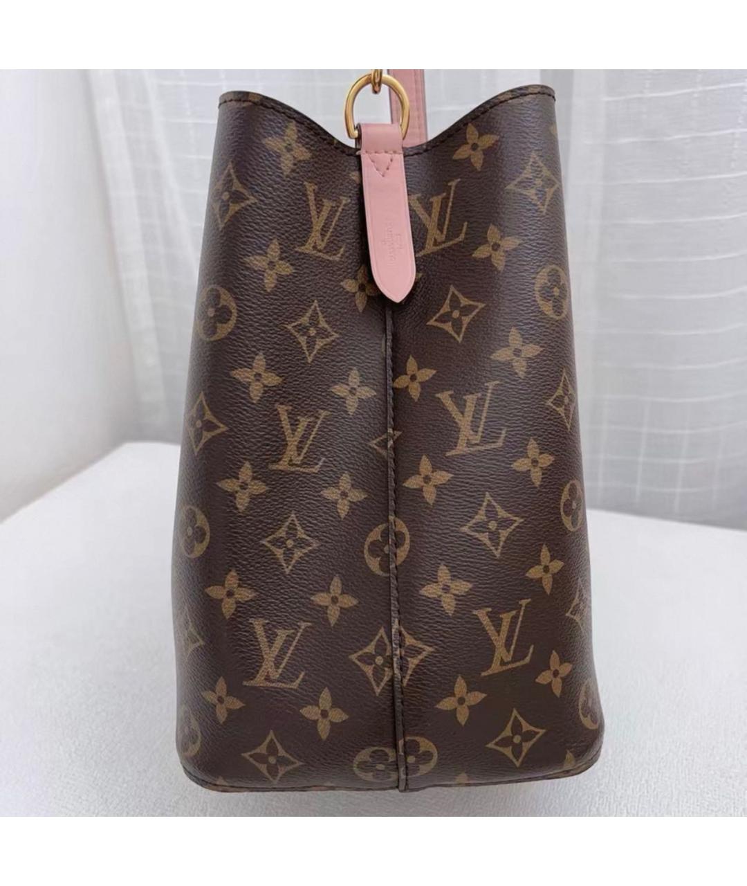LOUIS VUITTON Коричневая сумка через плечо из канвы, фото 4