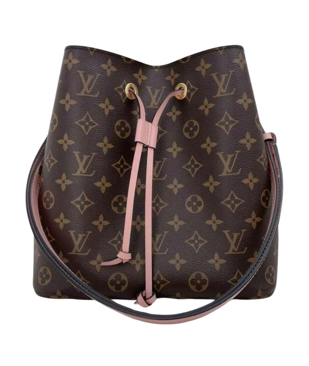 LOUIS VUITTON Коричневая сумка через плечо из канвы, фото 1