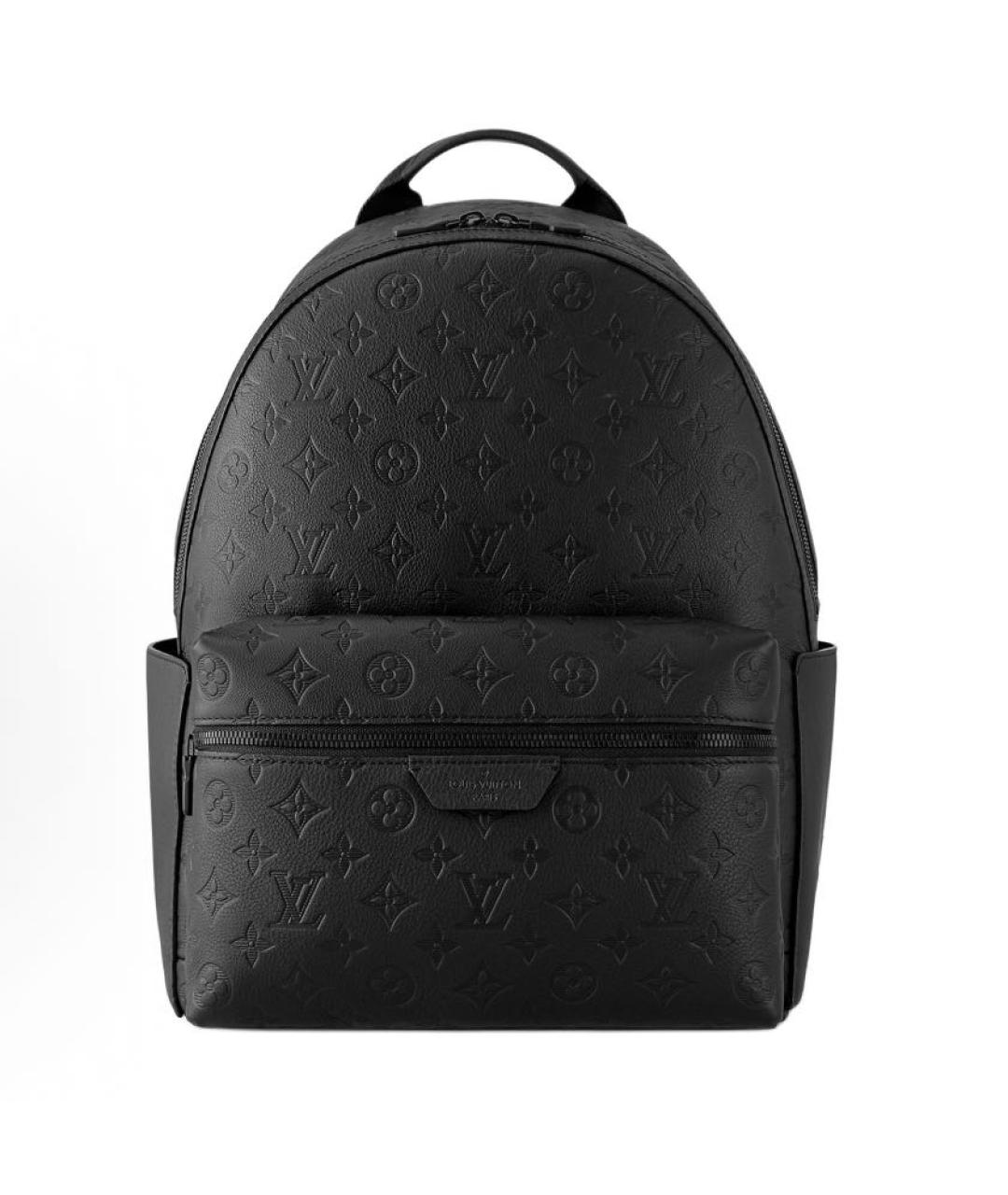 LOUIS VUITTON Черный кожаный рюкзак, фото 5