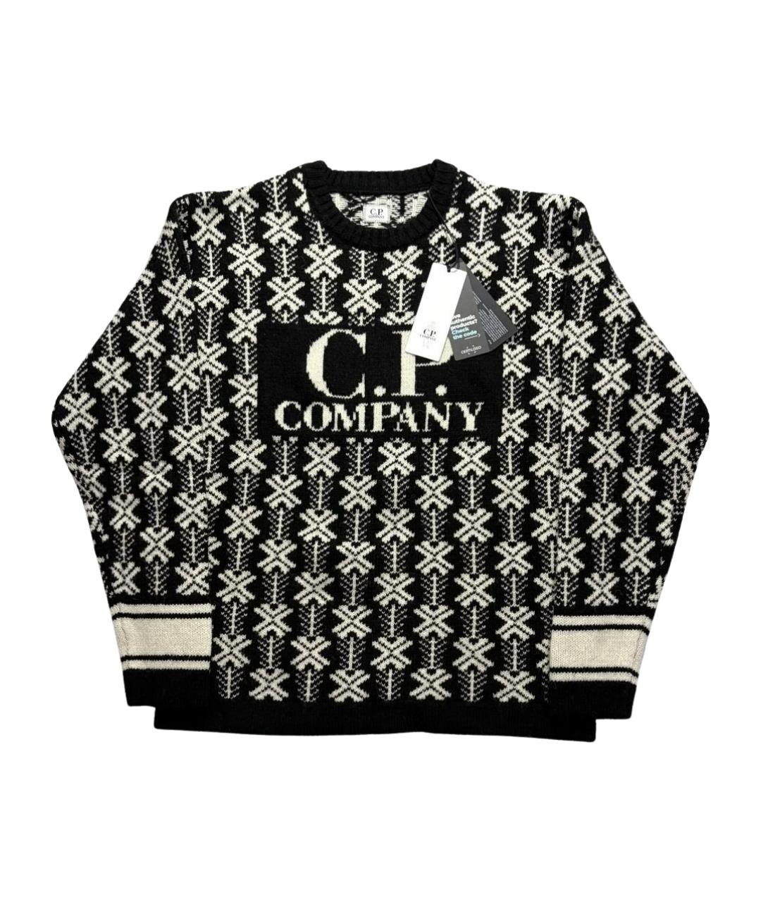 CP COMPANY Черный шерстяной джемпер / свитер, фото 1