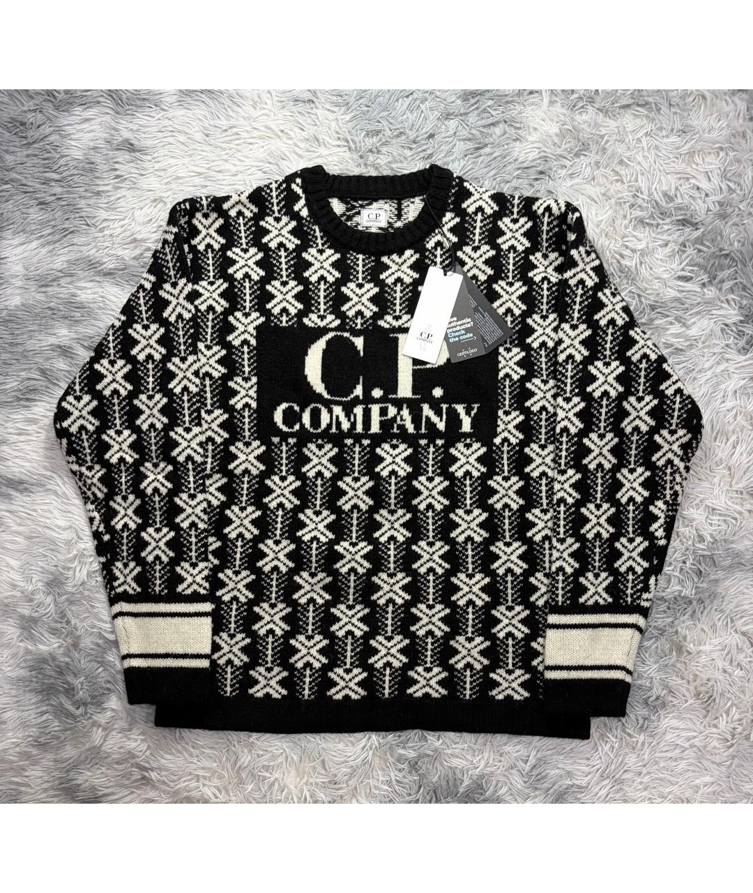 CP COMPANY Черный шерстяной джемпер / свитер, фото 10
