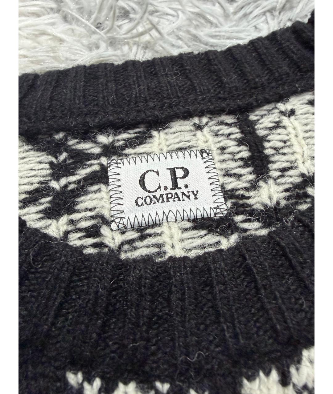 CP COMPANY Черный шерстяной джемпер / свитер, фото 6