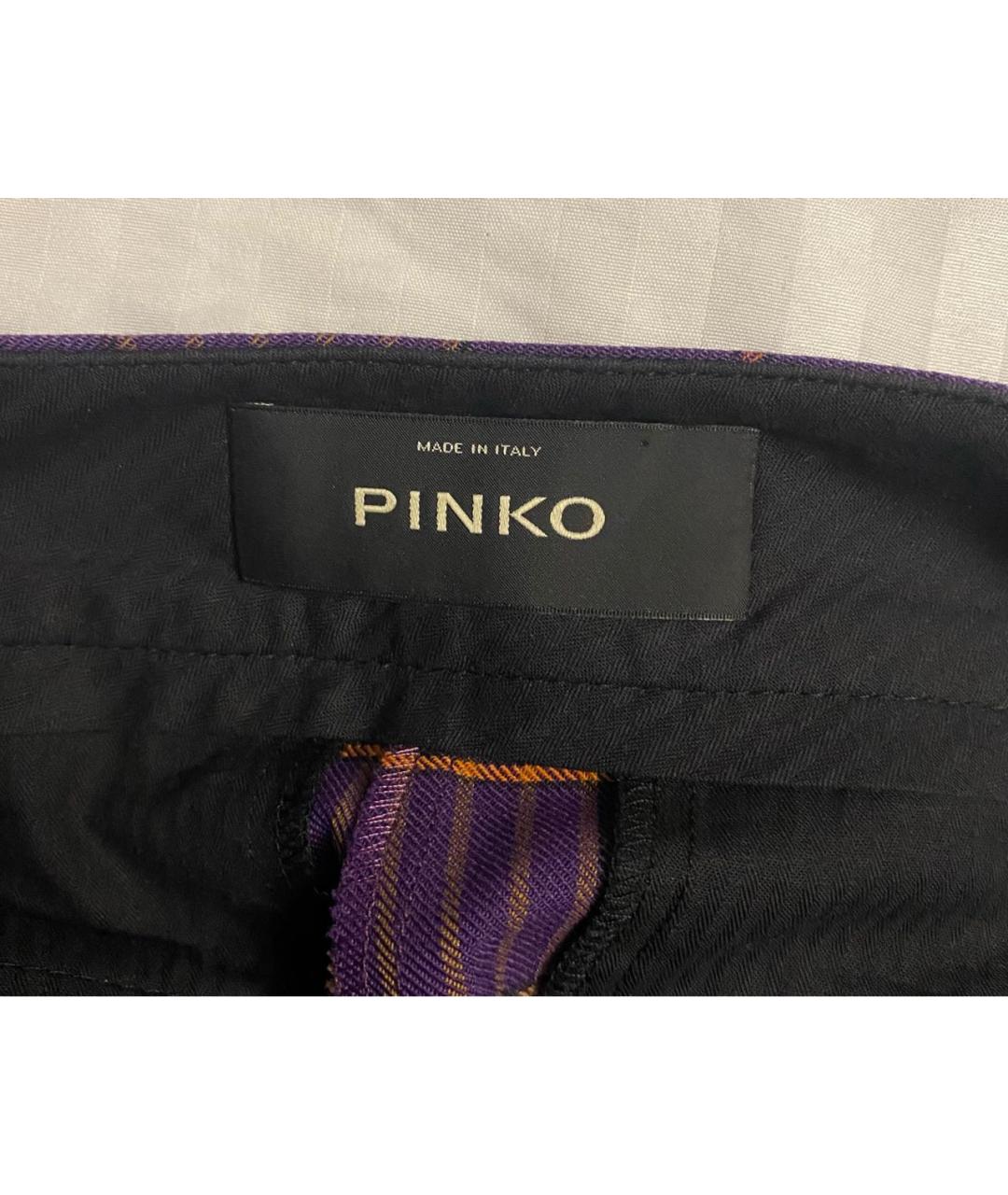 PINKO Фиолетовые шерстяные шорты, фото 5