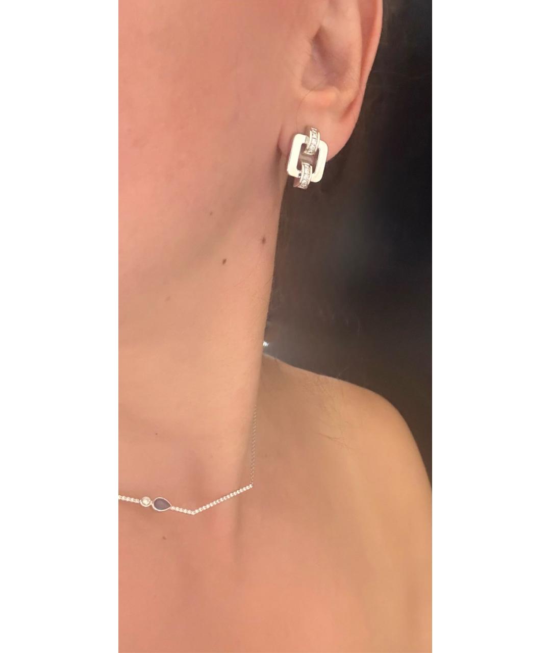 CHOPARD Белые серьги из белого золота, фото 2