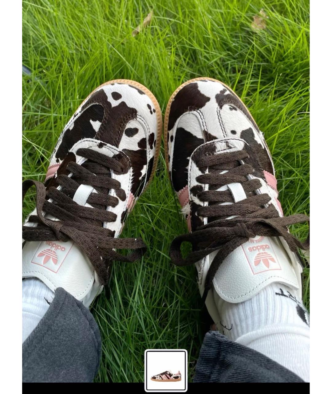 ADIDAS Кожаные кеды, фото 3