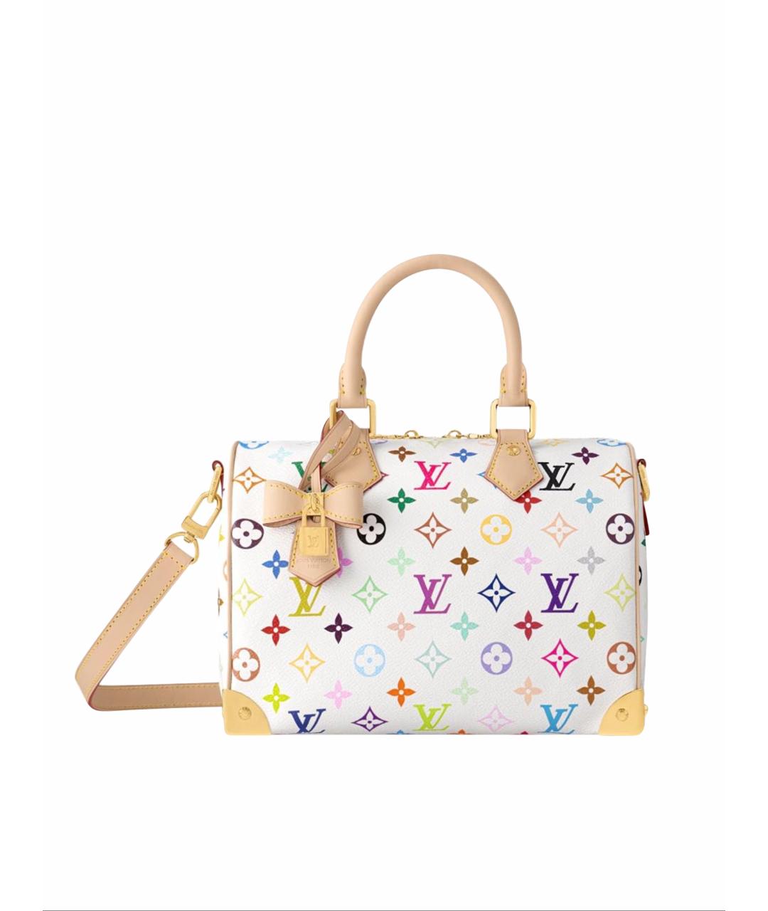 LOUIS VUITTON Белая сумка тоут из канвы, фото 1