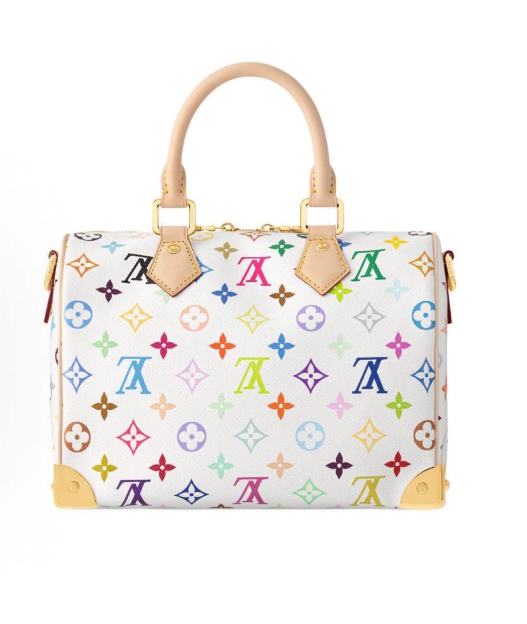 LOUIS VUITTON Белая сумка тоут из канвы, фото 2