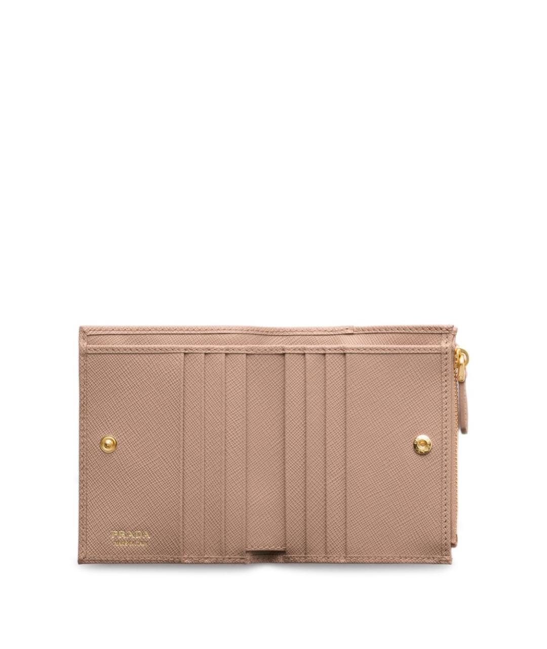 PRADA Розовый кожаный кошелек, фото 2